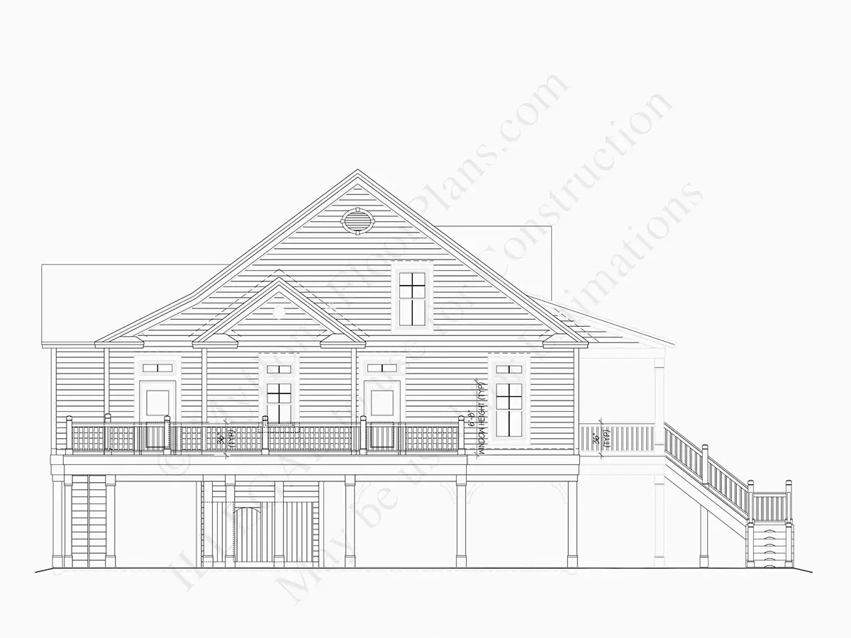 Fasādes 14 – Trīsstāvu mājas projekts 204 m²: 3 Guļamistabas, 4 Vannasistabas, bez Garāžas — 44908R