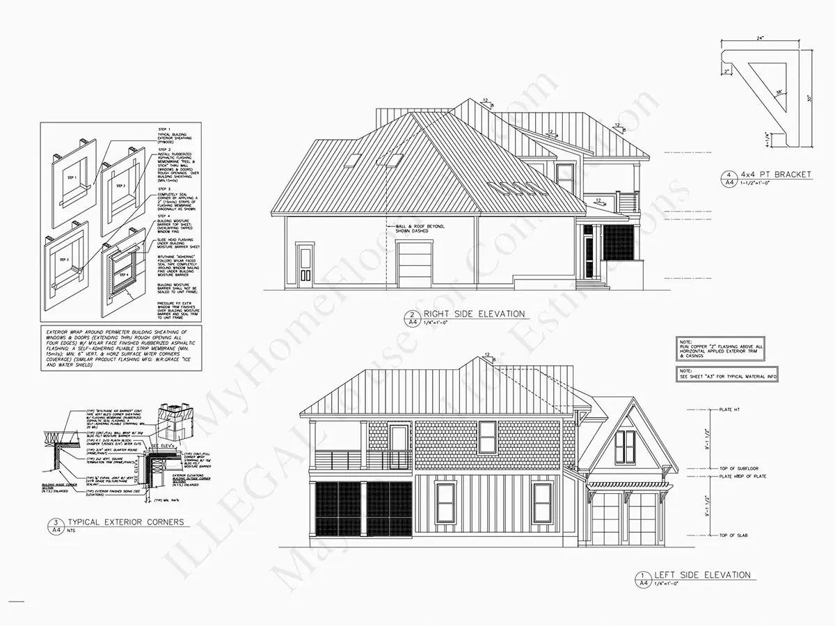 Fasādes 7 – Vairāk 377 m²: 3 Guļamistabas, 4 Vannasistabas, Garāža — 81823R