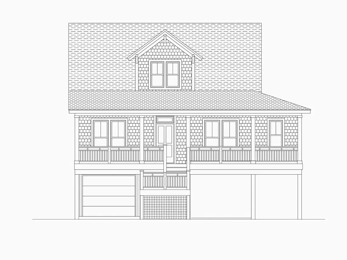 Fasādes 6 – Trīsstāvu mājas projekts 158 m²: 3 Guļamistabas, Darba istaba, 2 Vannasistabas, Atvērta virtuve, Garāža — 92700R