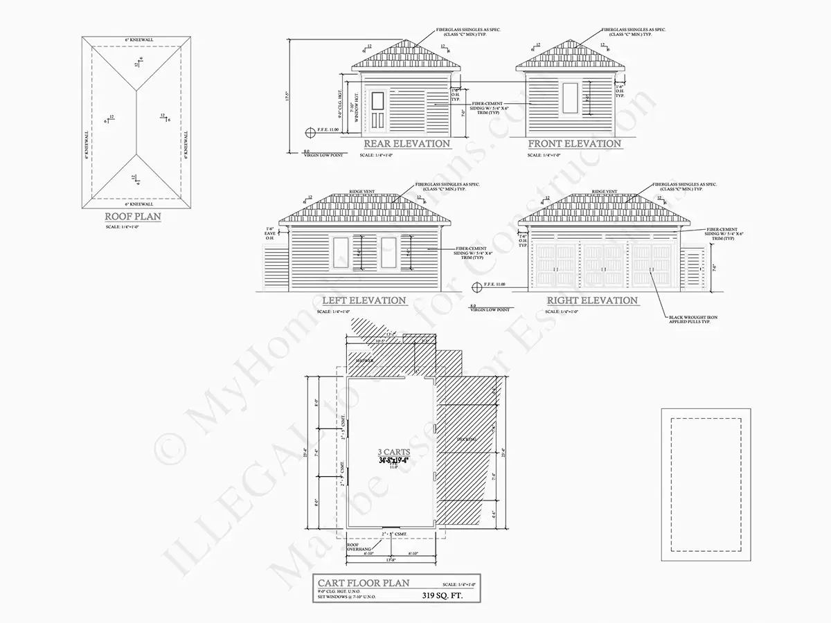 Fasādes 27 – Divstāvu mājas projekts 276 m²: 4 Guļamistabas, 5 Vannasistabas, Garāža — 10386R