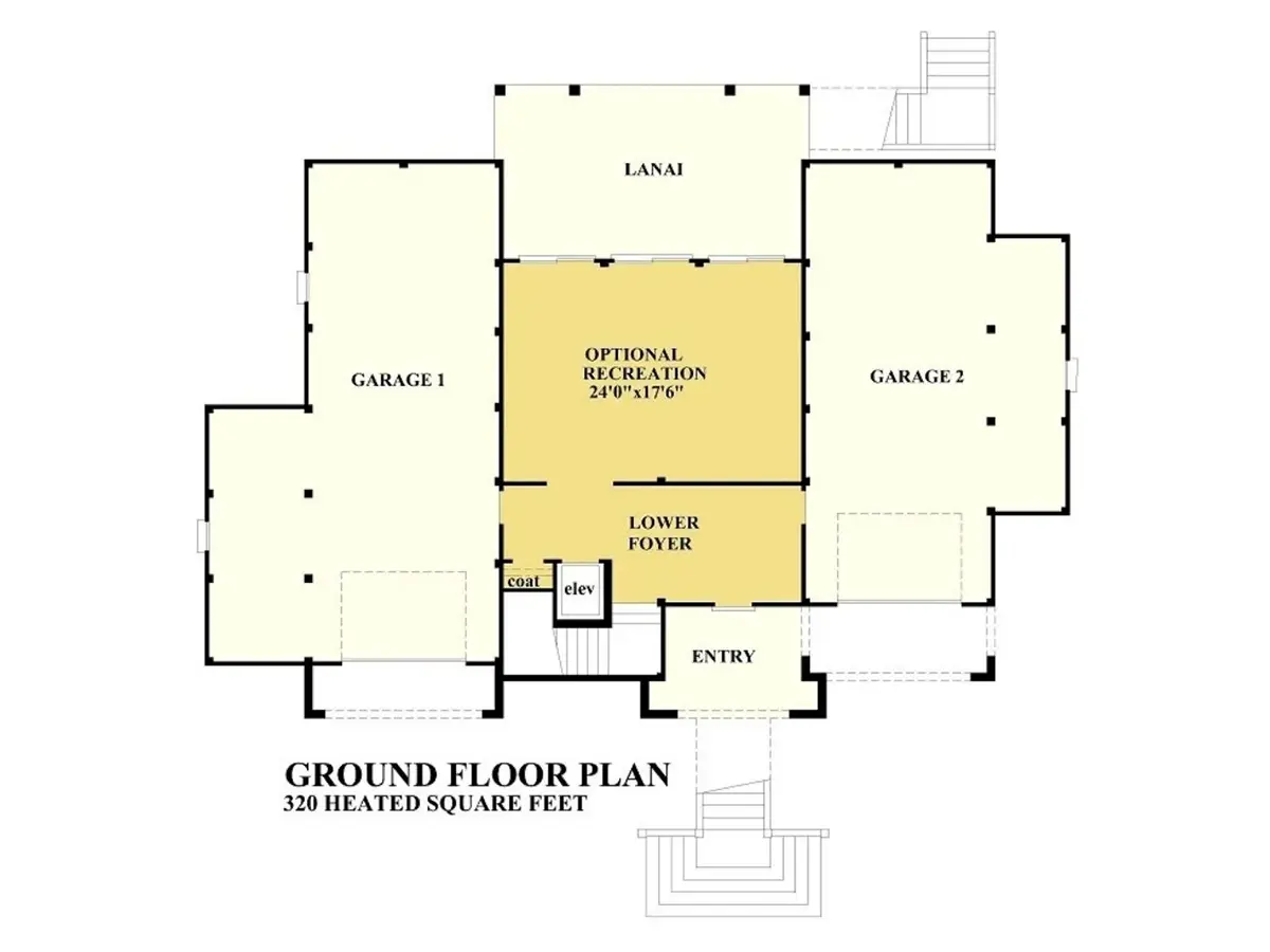 Pagrabs 8 – Trīsstāvu mājas projekts 573 m²: 4 Guļamistabas, 6 Vannasistabas, Atvērta virtuve, Garāža — 90915R