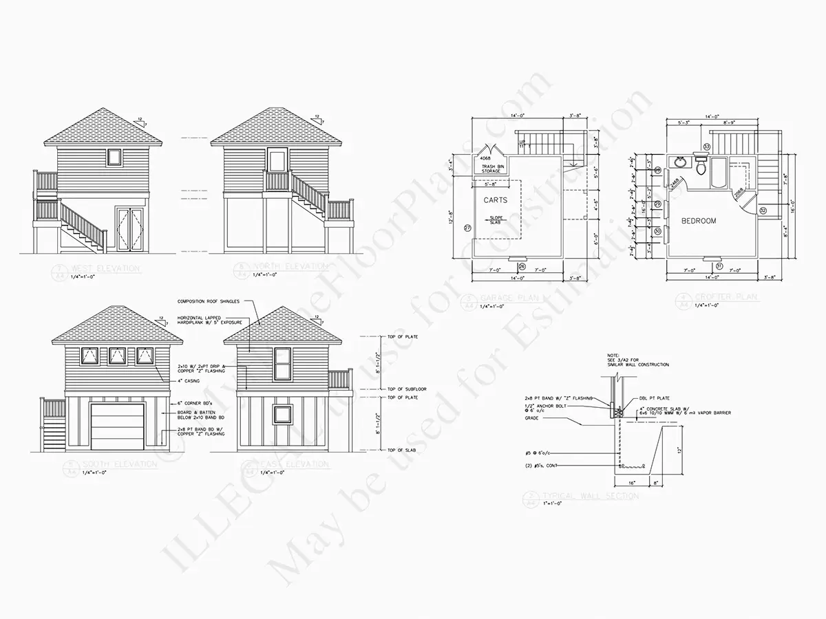 Fasādes 21 – Divstāvu mājas projekts 158 m²: 4 Guļamistabas, Darba istaba, 4 Vannasistabas, Atvērta virtuve, Garāža — 78159R