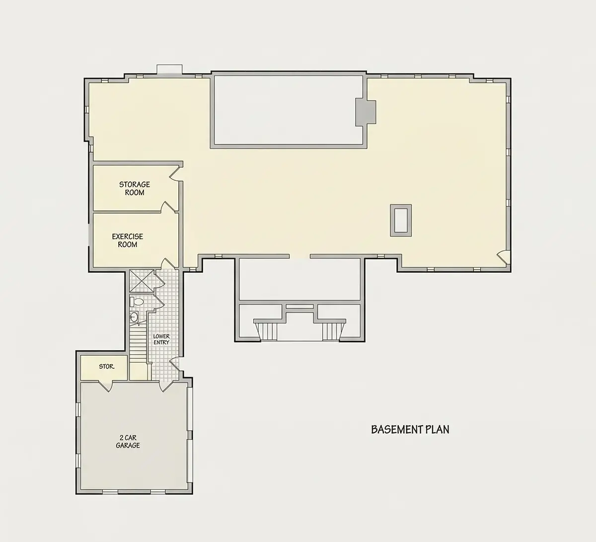 Pagrabs 9 – Mājas projekts ar mansardu + pagrabu 456 m²: 4 Guļamistabas, 6 Vannasistabas, Atvērta virtuve, Garāža — 81789R