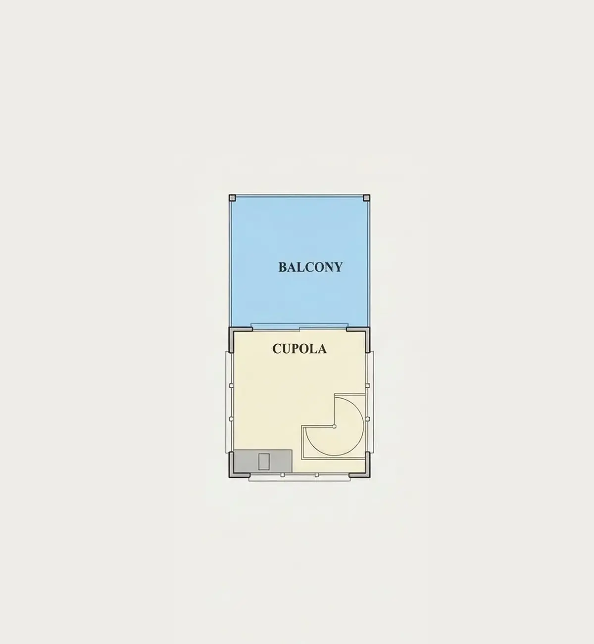 3. stāvs 10 – Trīsstāvu mājas projekts 253 m²: 4 Guļamistabas, 4 Vannasistabas, Atvērta virtuve, bez Garāžas — 32819R