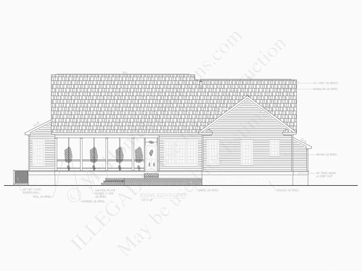 Fasādes 8 – Mājas projekts ar mansardu 283 m², 2 Guļamistabas — 79515R