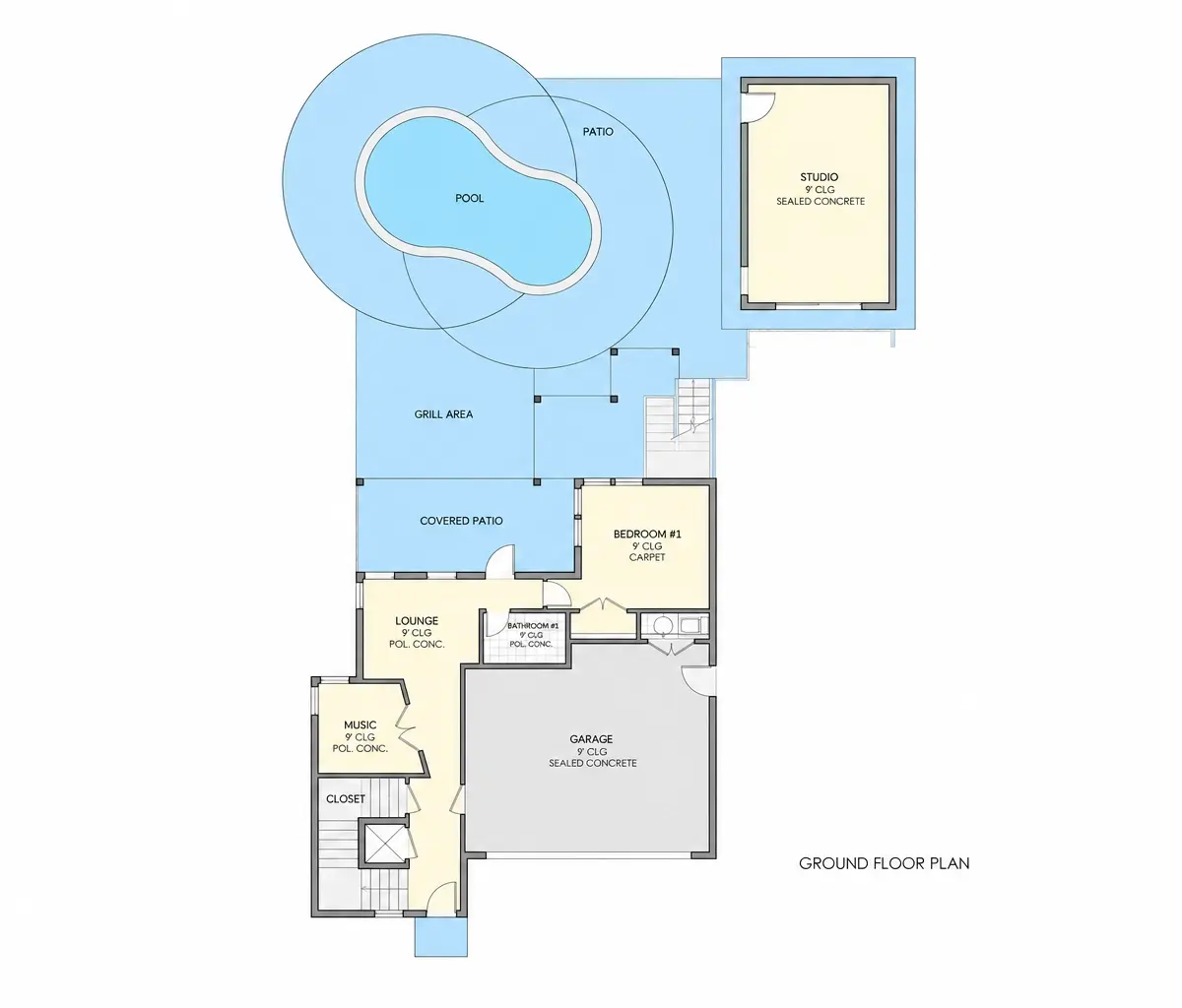 Pagrabs 24 – Trīsstāvu mājas projekts 351 m², 5 Guļamistabas — 70598R