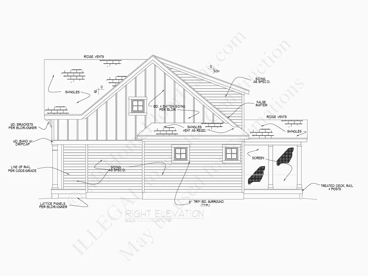 Fasādes 7 – Divstāvu mājas projekts 223 m², 4 Guļamistabas — 46774R