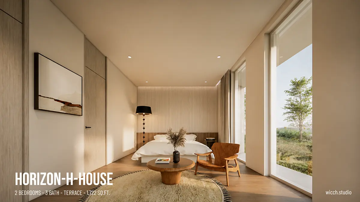 Vienstāva mājas projekts 160 m²: 2 Guļamistabas, Darba istaba, 3 Vannasistabas, bez Garāžas