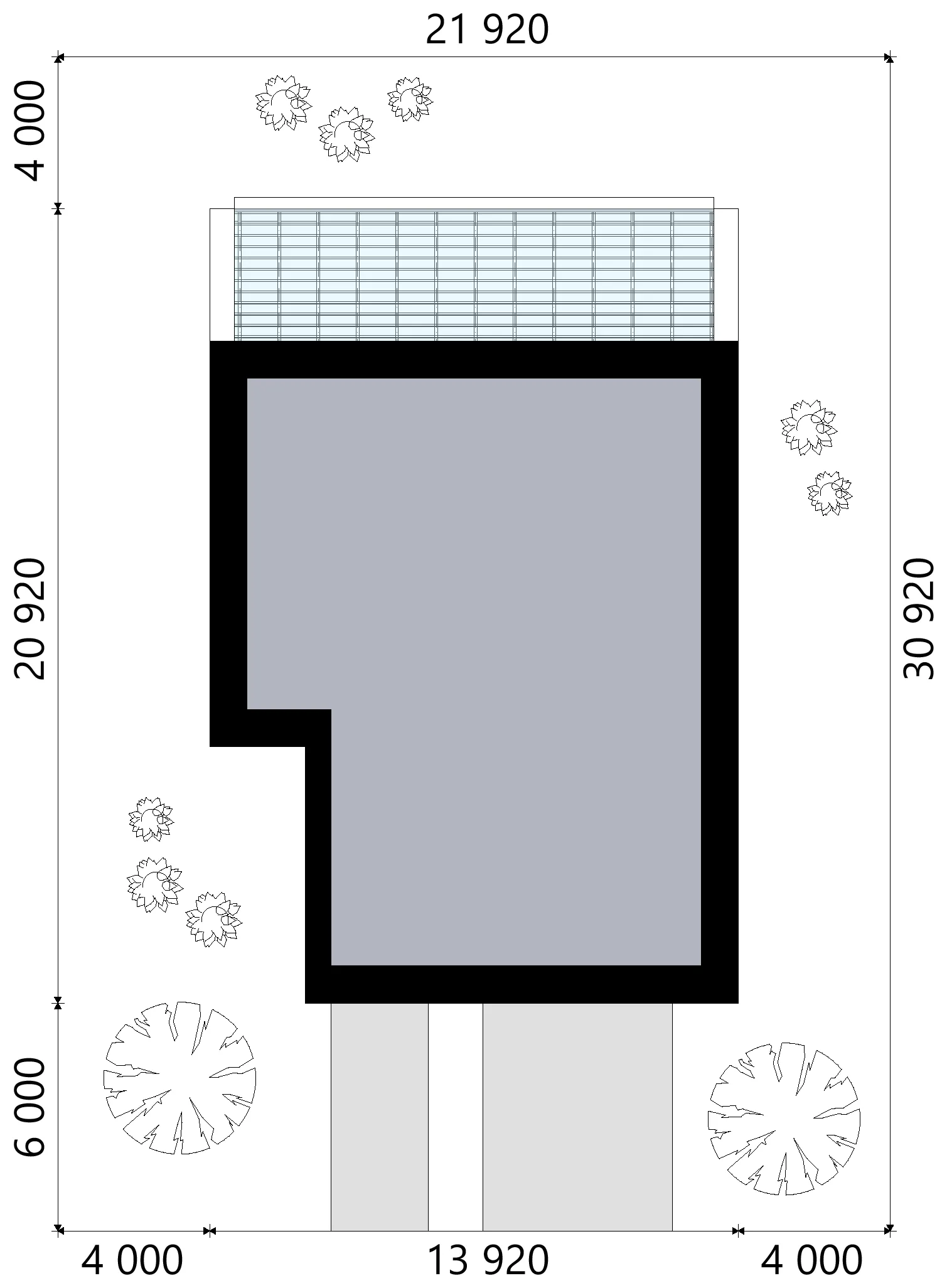 Divstāvu mājas projekts 331 m²: 3 Guļamistabas, Darba istaba, 3 Vannasistabas, Atvērta virtuve, Garāža