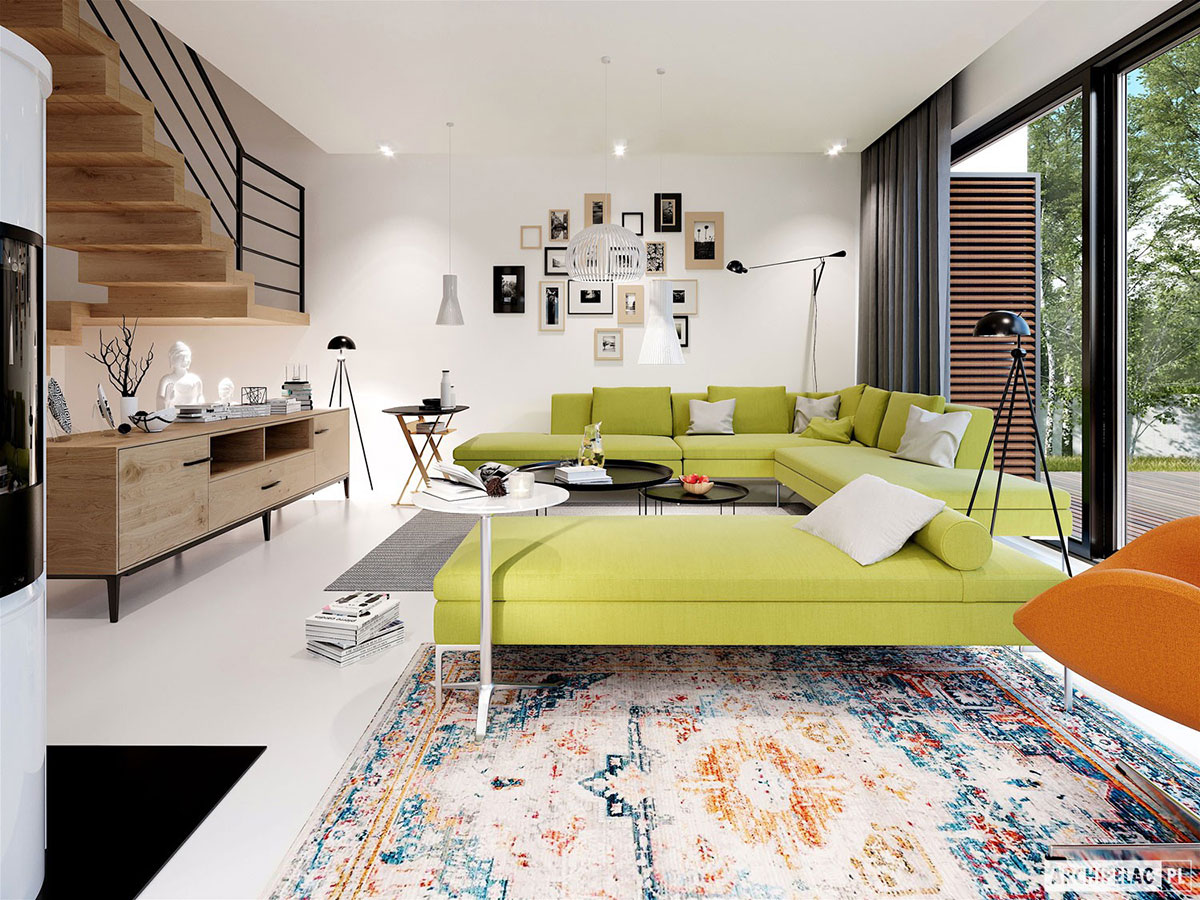 4-Bed, 2000 Sq Ft European Barndominium Plan with 2-Car Garage