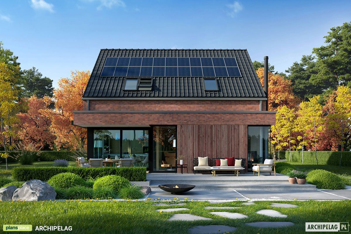 European Barn Style House Plan with Main Level Home Office