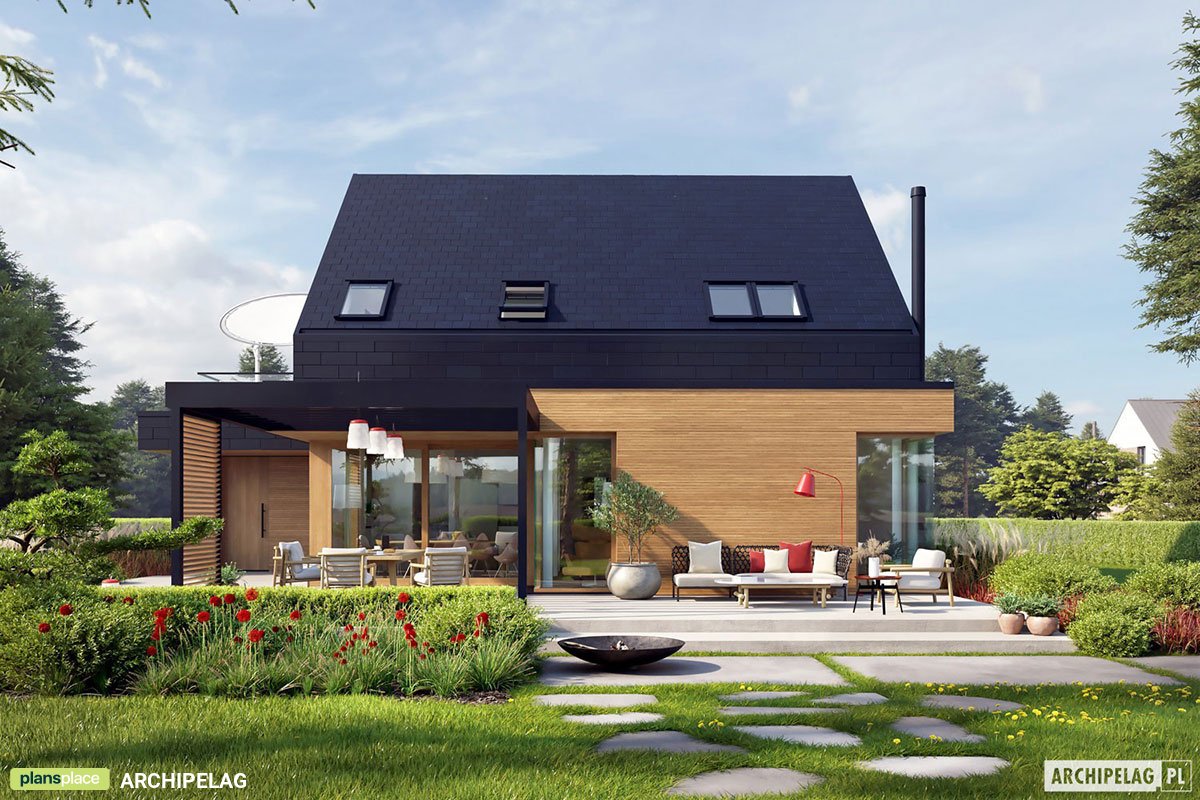 House Plan with 3 Bedrooms Upstairs and Main Level Guest Room