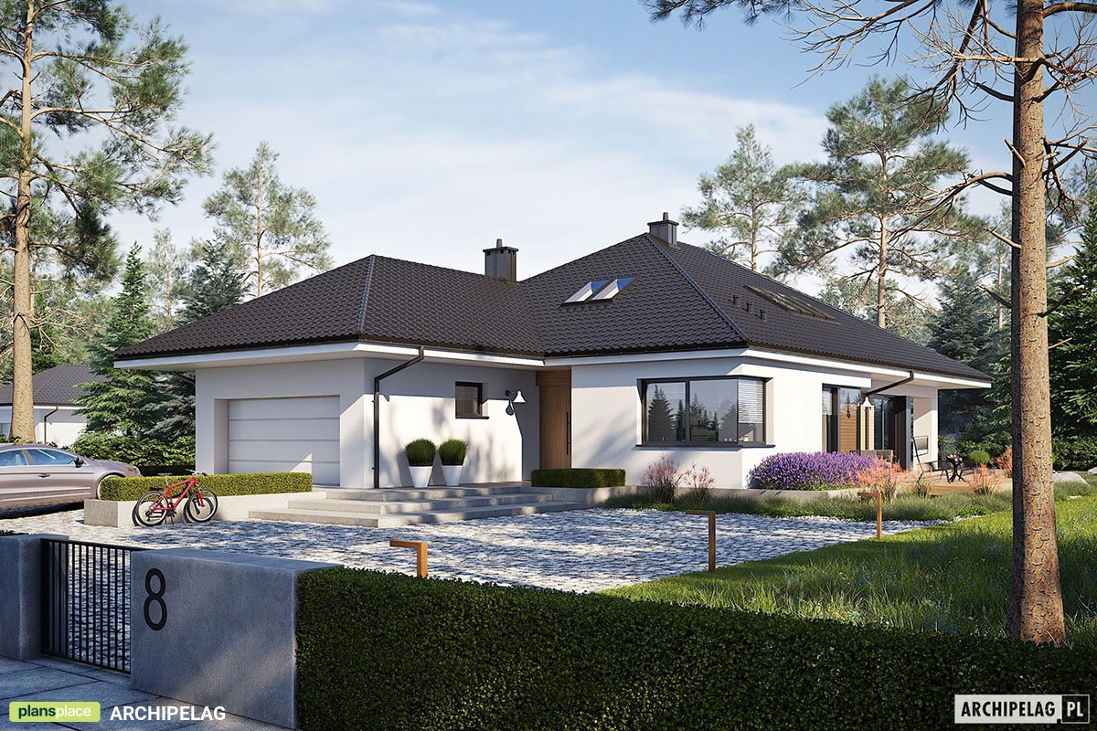 House Plan with Optional Bonus Room Upstairs and 3 Beds