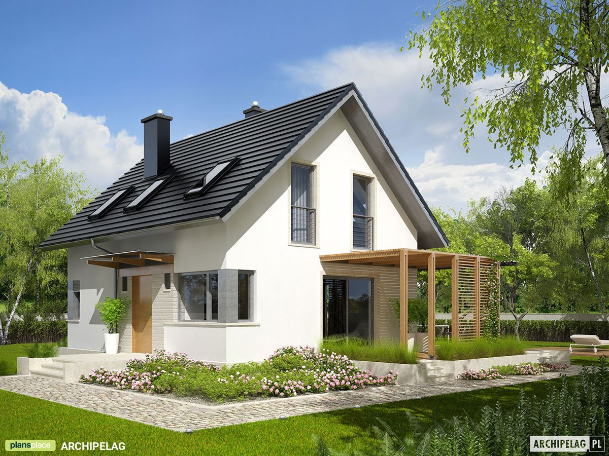 3-Bedroom, 900 Sq Ft House Plan with Main Floor Home Office