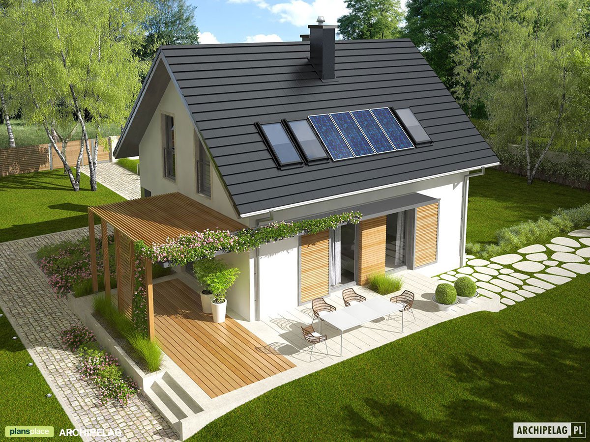 3-Bedroom, 900 Sq Ft House Plan with Main Floor Home Office