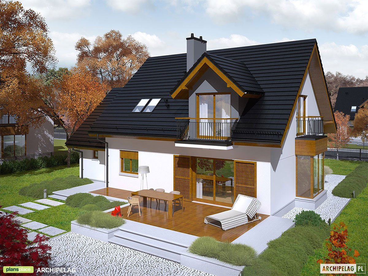 1500 Sq Ft 2-Story House with 1-Car Garage and Open Floor Plan