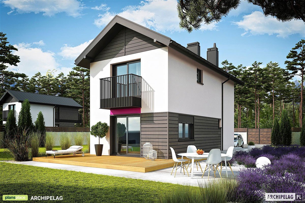 Narrow Lot House with 2 Beds Upstairs and Open Floor Plan