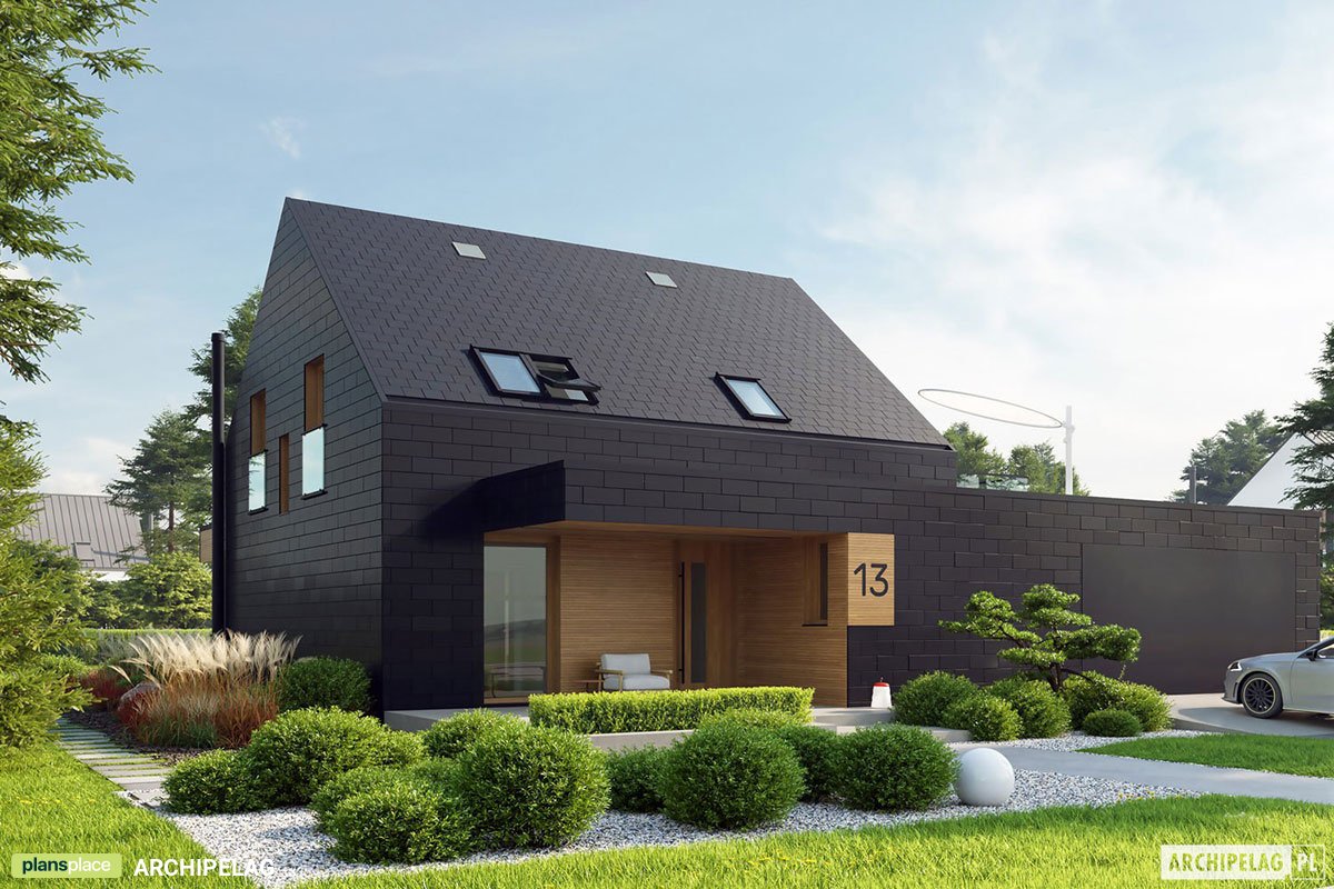 3-Bedroom, 1600 Sq Ft European House Plan with 2-Car Garage