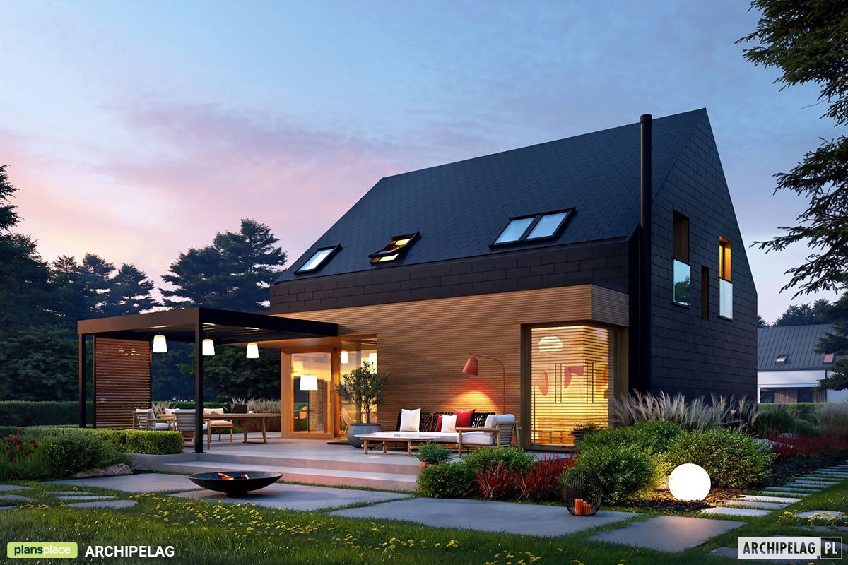 3-Bedroom, 1600 Sq Ft European House Plan with 2-Car Garage