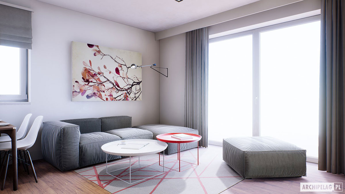 Vienstāva mājas projekts 85 m²: 3 Guļamistabas, 2 Vannasistabas, Atvērta virtuve, bez Garāžas
