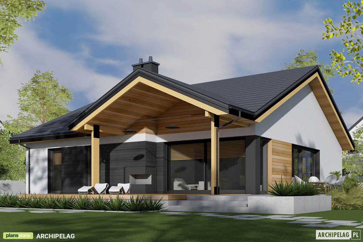 1600 Sq Ft House Plan with 4 Bedrooms and Open Floor Plan