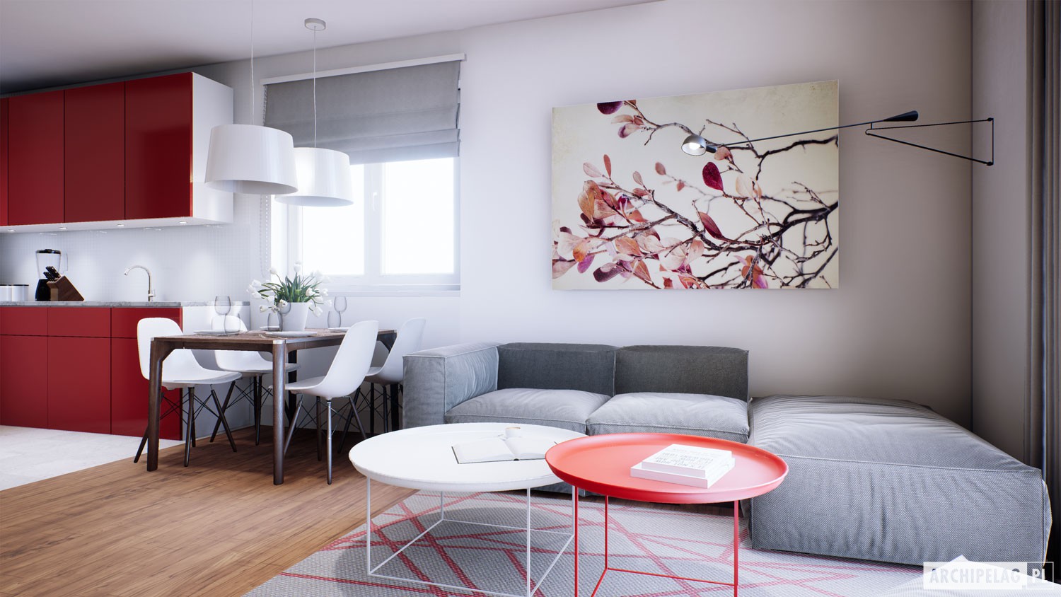 Vienstāva mājas projekts 85 m²: 3 Guļamistabas, 2 Vannasistabas, Atvērta virtuve, bez Garāžas