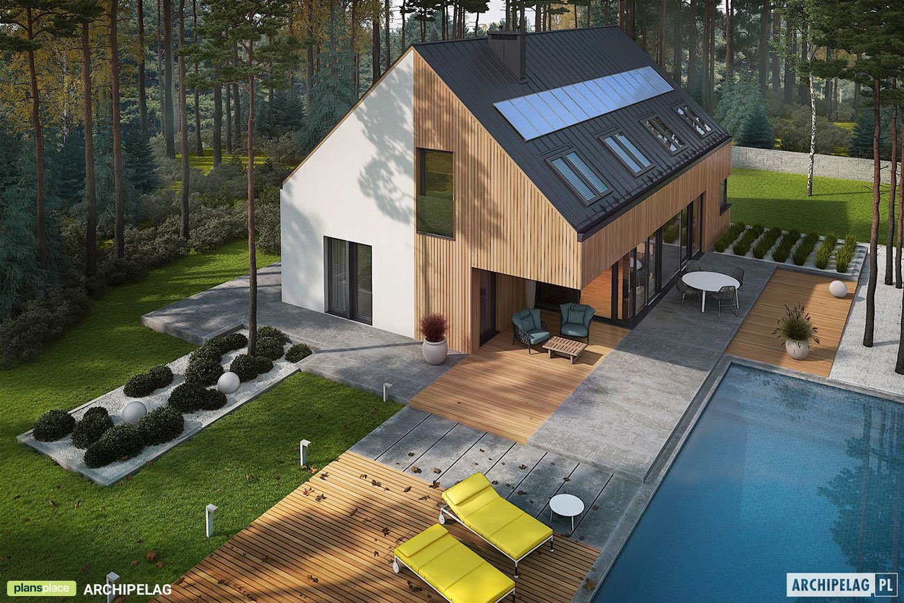 2000 Sq Ft House Plan with Loft and Fireplace in Bedroom