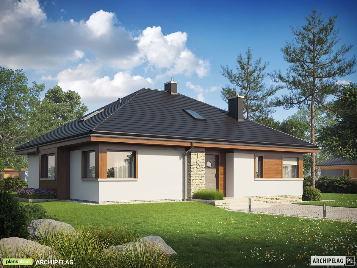 1300 Sq Ft House Plan with Optional Bonus Room and 3 Bedrooms