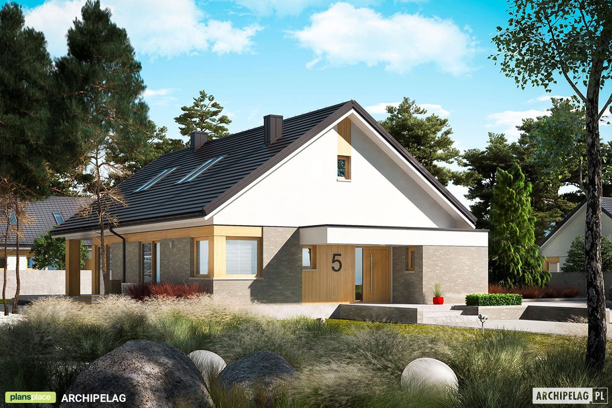 Two Storey House Plan with Open to Below and 2 Bonus Rooms