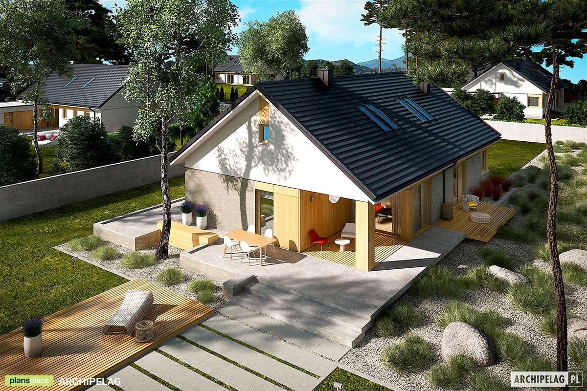 Two Storey House Plan with Open to Below and 2 Bonus Rooms