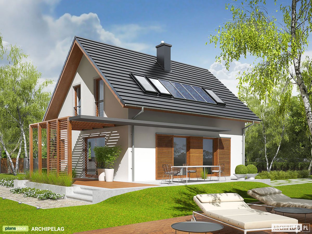 3-Bedroom, 1000 Sq Ft House Plan with Main Floor Home Office