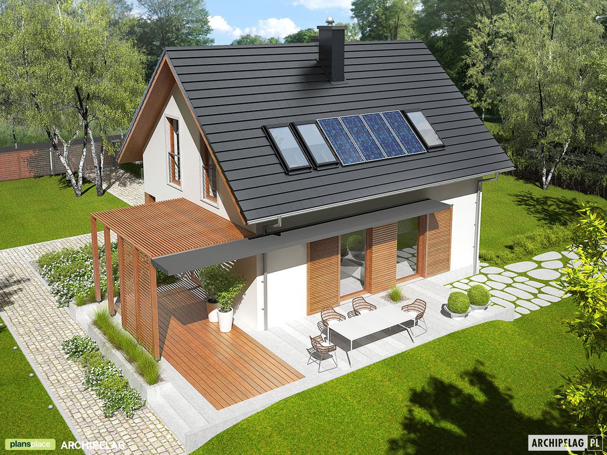 3-Bedroom, 1000 Sq Ft House Plan with Main Floor Home Office