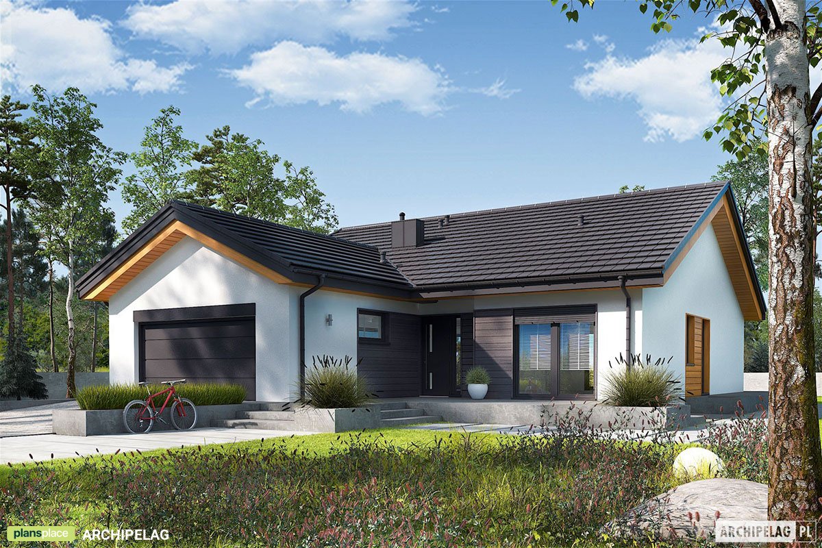 1400 Sq Ft House Plan with 2-Car Garage and Open Floor Plan