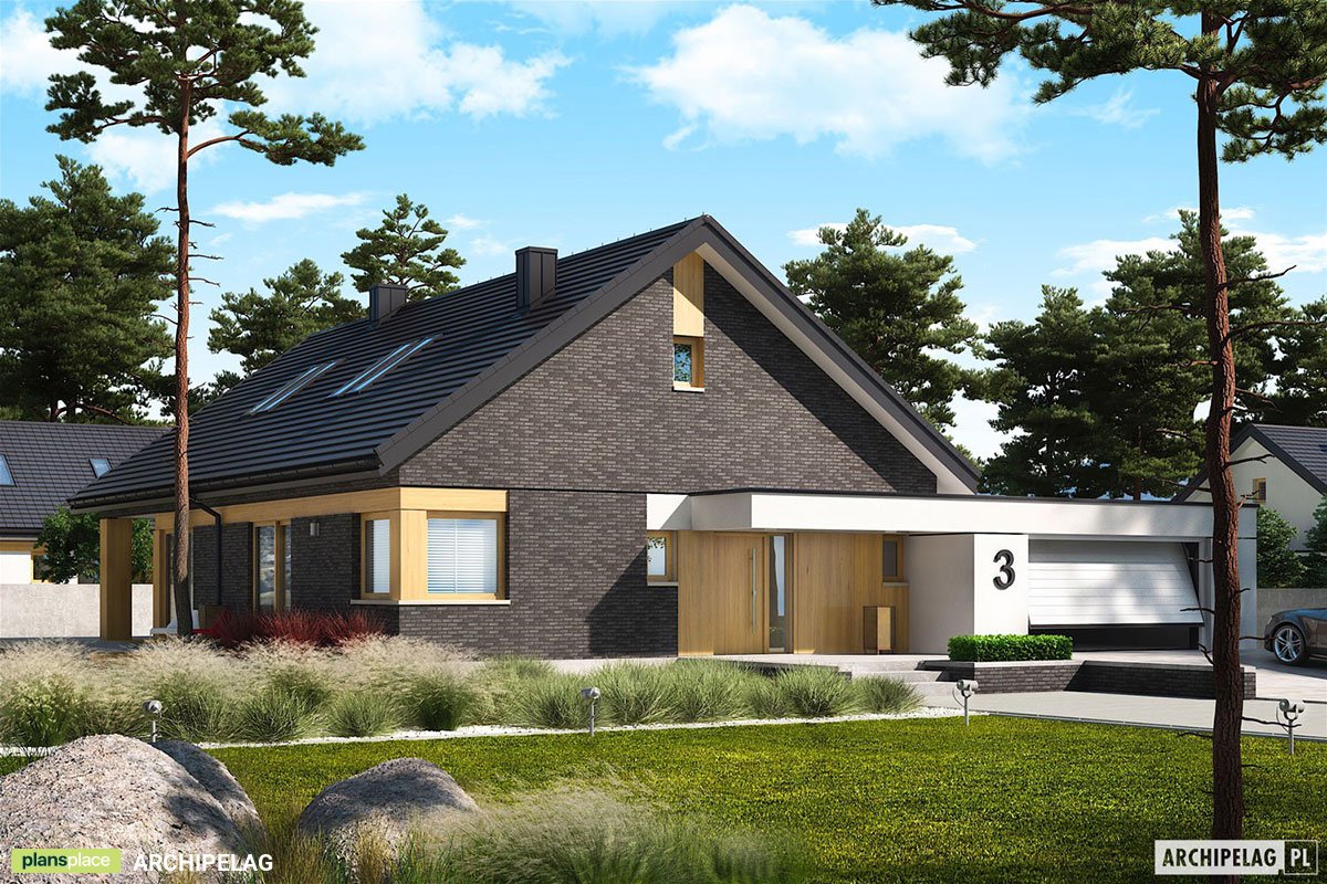 3-Bed, 1500 Sq Ft European Floor Plan with Garage and Loft