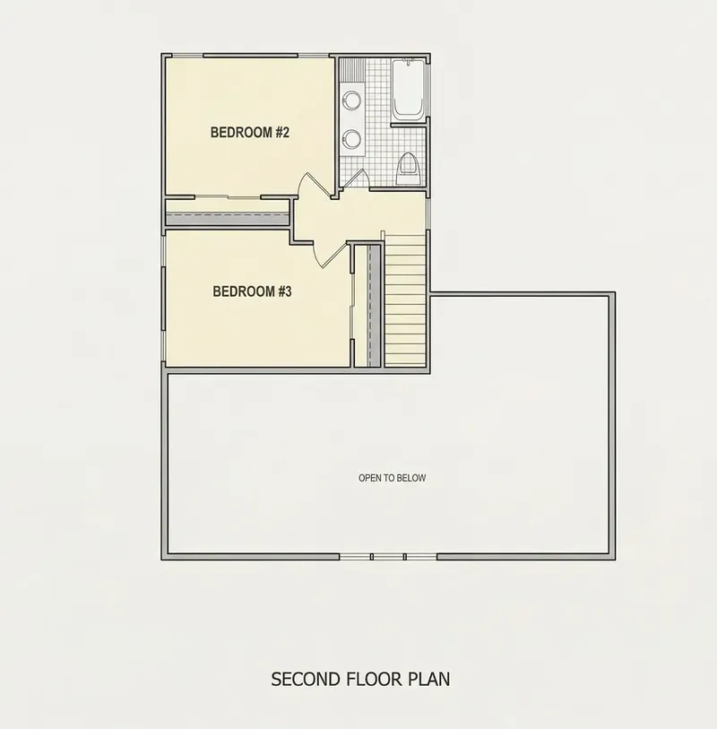 2. stāvs 7 – Mājas projekts ar mansardu 162 m², 3 Guļamistabas — 92980R