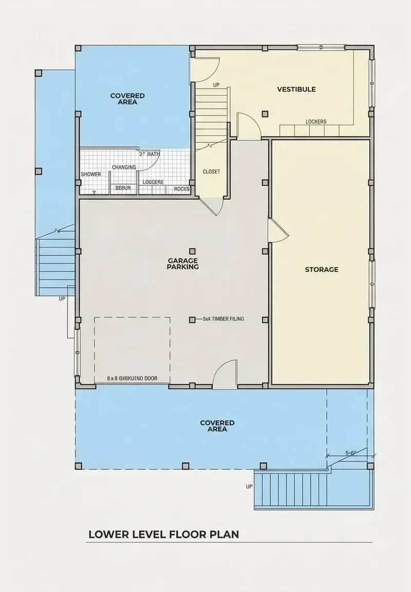 Pagrabs 10 – Trīsstāvu mājas projekts 121 m², 4 Guļamistabas — 94231R