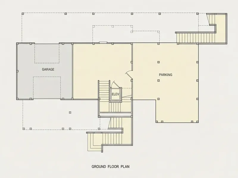 Pagrabs 8 – Trīsstāvu mājas projekts 341 m², 5 Guļamistabas — 96890R