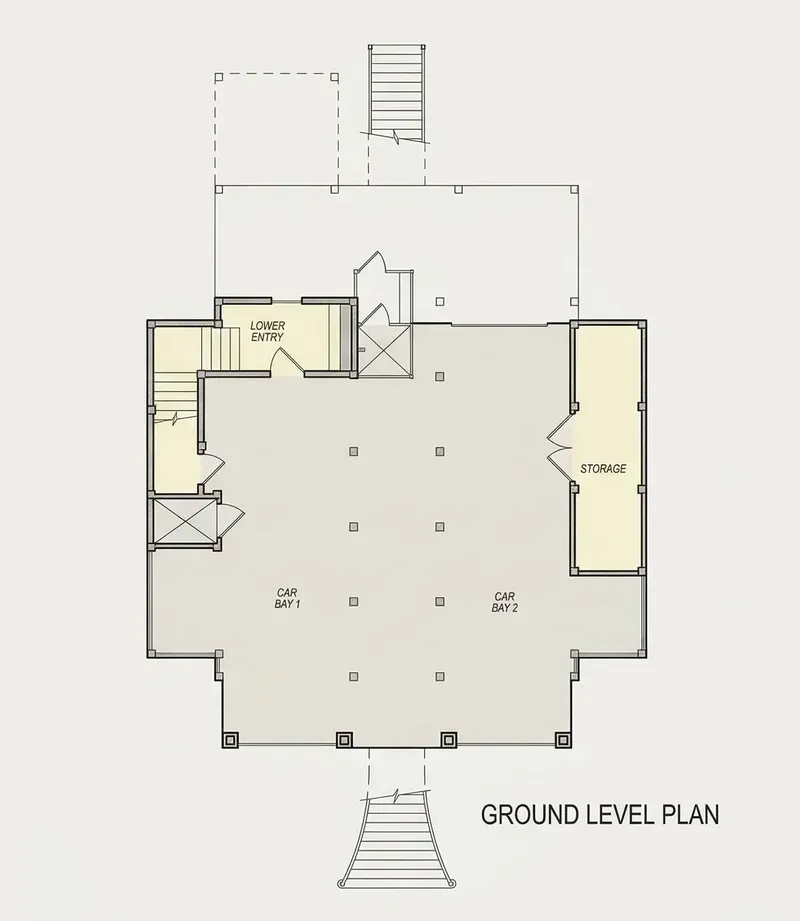 Pagrabs 8 – Trīsstāvu mājas projekts 267 m², 3 Guļamistabas — 73259R