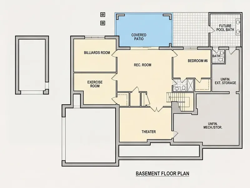 Pagrabs 10 – Divstāvu mājas projekts 646 m², 6 Guļamistabas — 35577R