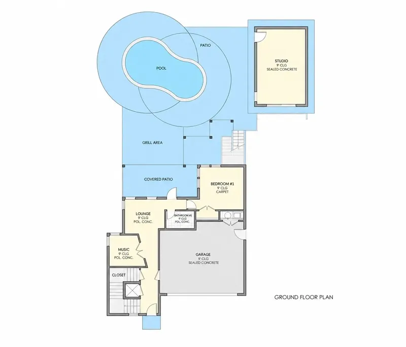Pagrabs 24 – Trīsstāvu mājas projekts 351 m², 5 Guļamistabas — 70598R
