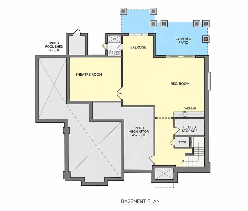 Pagrabs 9 – Divstāvu mājas projekts 624 m², 5 Guļamistabas — 82614R